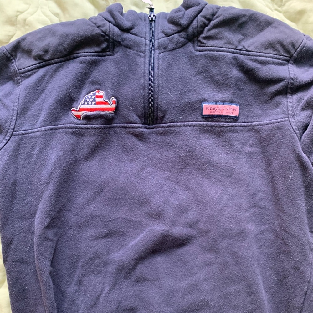 Blue Vineyard Vines Quarter Zip